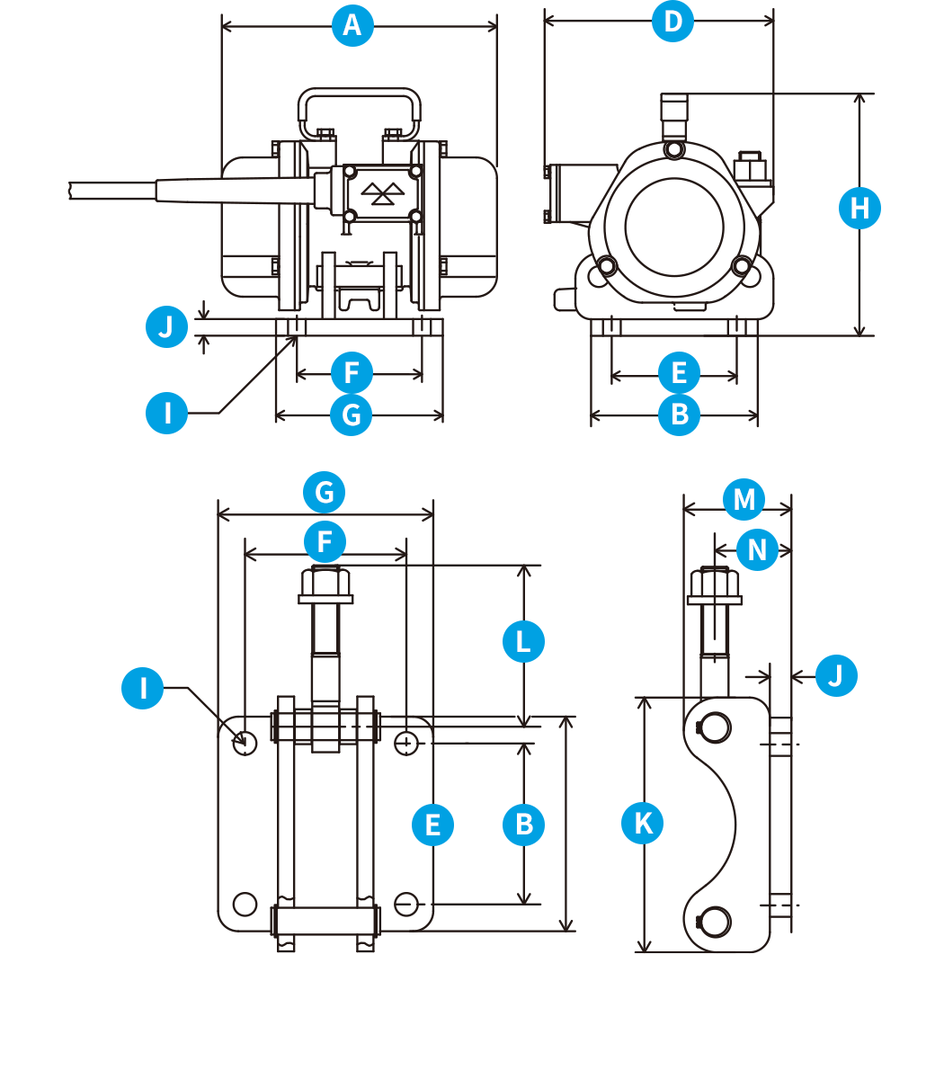 高周波自振モーター | FJH-550 | 三笠産業 | 小型建設機械 | Mikasa